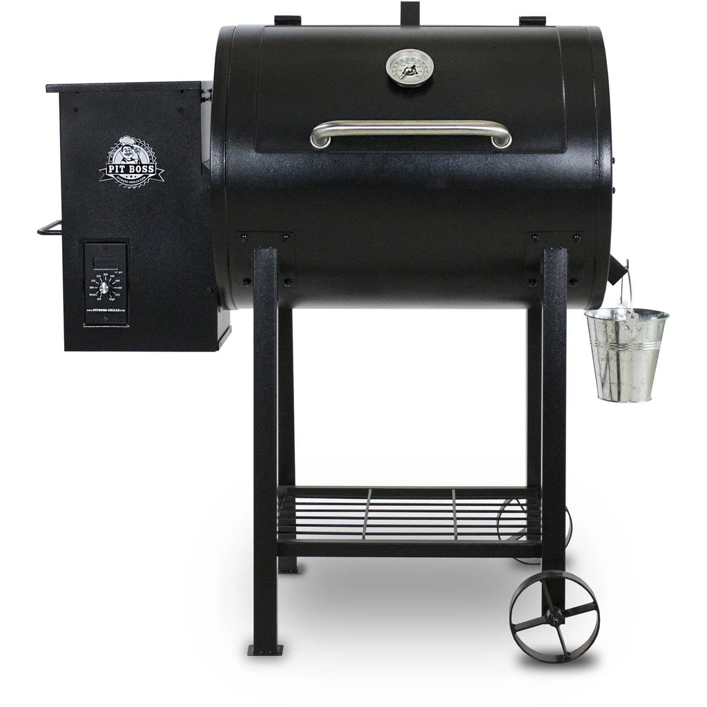 Wood Fired Pellet Grill with Flame Broiler, 700 Sq. In. Cooking Space