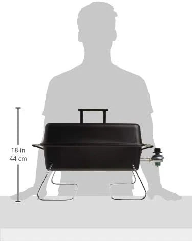 Portable Convective 1-Burner Stainless Steel Propane Gas Grill - 465133010