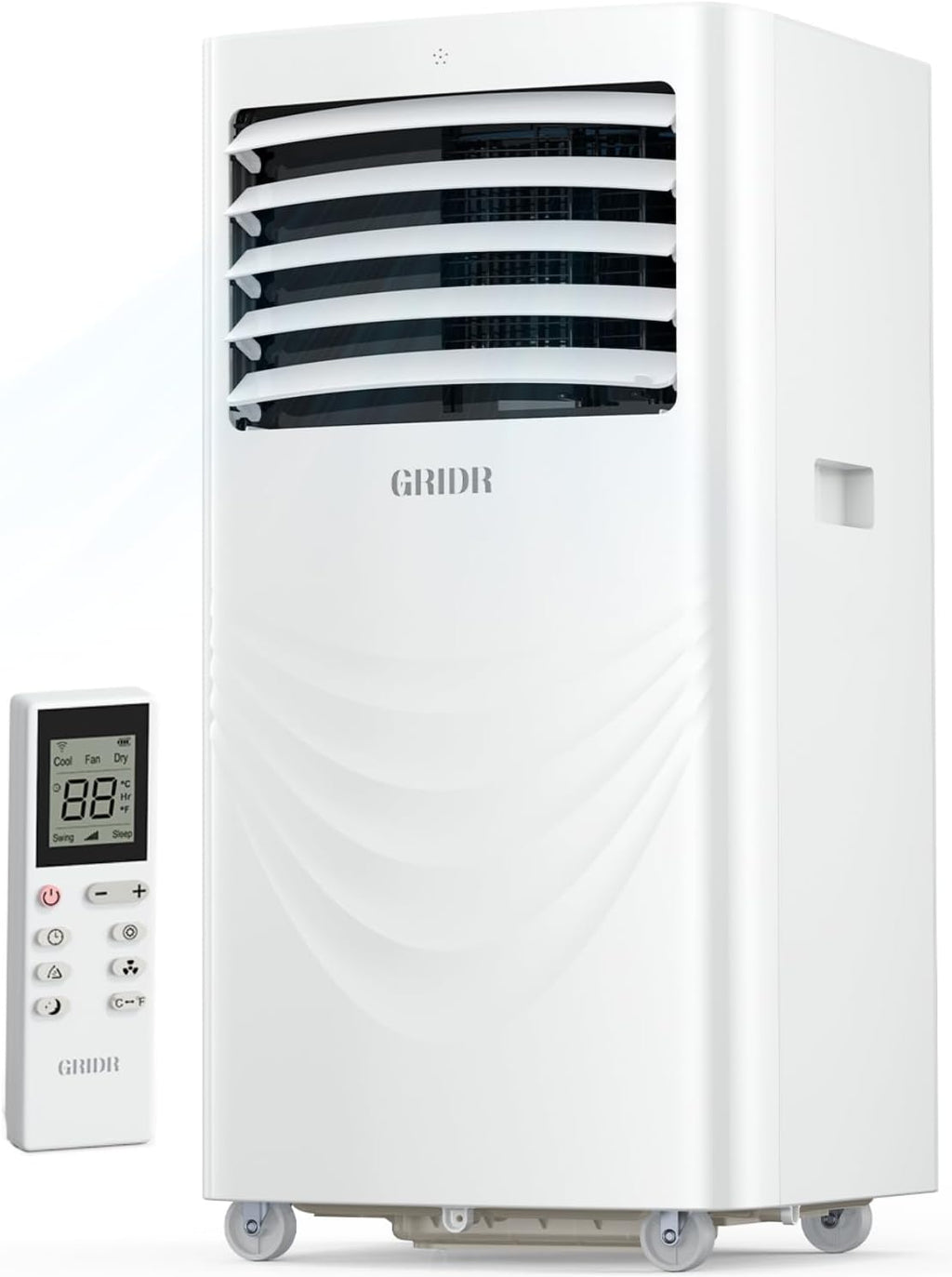 12000 BTU Portable Air Conditioners, AC Unit for Bedroom with 4 Modes Cooling/Dehumidifier/Fan & Sleep, Up to 400 Sq.Ft, 45db Quiet, 24H Timer & Remote, Standing Air Conditioner for Rooms Office Home